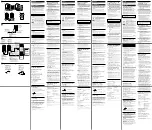 Предварительный просмотр 2 страницы Sony SRS-ZX1 Operating Instructions