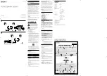 Preview for 1 page of Sony SRSD25 - SRS D25 2.1-CH PC Multimedia Speaker Sys Operating Instructions