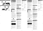 Preview for 2 page of Sony SRSD25 - SRS D25 2.1-CH PC Multimedia Speaker Sys Operating Instructions