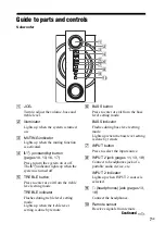 Preview for 7 page of Sony SRSDB500 - SRS 2.1-CH PC Multimedia Speaker Sys Operating Instructions Manual