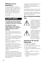 Preview for 40 page of Sony SRSDB500 - SRS 2.1-CH PC Multimedia Speaker Sys Operating Instructions Manual