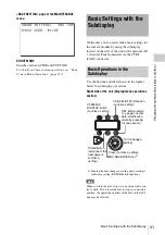 Preview for 41 page of Sony SRW-9000 Operation Manual