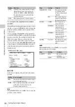 Preview for 58 page of Sony SRW-9000 Operation Manual