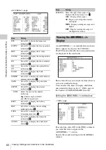 Preview for 62 page of Sony SRW-9000 Operation Manual