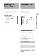 Preview for 71 page of Sony SRW-9000 Operation Manual