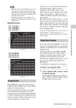 Preview for 73 page of Sony SRW-9000 Operation Manual