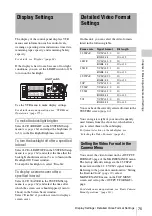 Preview for 75 page of Sony SRW-9000 Operation Manual