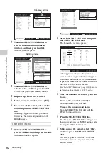 Preview for 82 page of Sony SRW-9000 Operation Manual