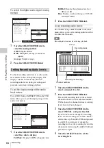 Preview for 84 page of Sony SRW-9000 Operation Manual