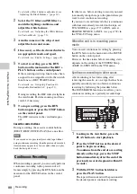 Preview for 88 page of Sony SRW-9000 Operation Manual