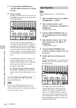 Preview for 94 page of Sony SRW-9000 Operation Manual