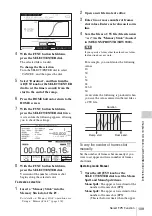 Preview for 109 page of Sony SRW-9000 Operation Manual