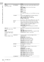 Preview for 164 page of Sony SRW-9000 Operation Manual