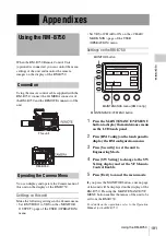 Preview for 181 page of Sony SRW-9000 Operation Manual