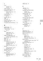 Preview for 203 page of Sony SRW-9000 Operation Manual