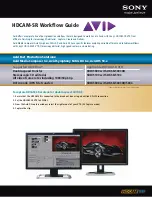 Sony SRW5800/2 Brochure preview