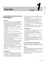 Предварительный просмотр 5 страницы Sony SRX-R105CE Operating Instructions Manual