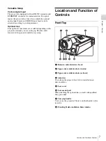 Предварительный просмотр 7 страницы Sony SRX-R105CE Operating Instructions Manual