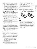 Предварительный просмотр 11 страницы Sony SRX-R105CE Operating Instructions Manual