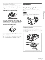 Предварительный просмотр 13 страницы Sony SRX-R105CE Operating Instructions Manual