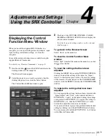 Preview for 25 page of Sony SRX- R110 Operating Instructions Manual