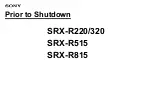 Preview for 2 page of Sony SRX-R220 Manuallines