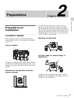 Preview for 47 page of Sony SRX-T423 Operating Instructions Manual