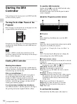 Preview for 52 page of Sony SRX-T423 Operating Instructions Manual