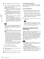 Preview for 56 page of Sony SRX-T423 Operating Instructions Manual