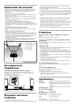 Preview for 5 page of Sony SS-AR1 Operating Instructions Manual