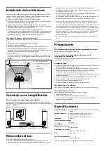 Preview for 7 page of Sony SS-AR1 Operating Instructions Manual