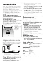 Preview for 15 page of Sony SS-AR1 Operating Instructions Manual