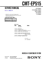 Preview for 1 page of Sony SS-CEP515 Service Manual