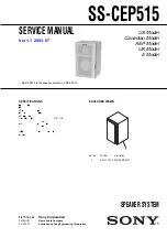 Preview for 45 page of Sony SS-CEP515 Service Manual