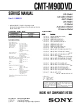 Sony SS-CM90 Service Manual preview