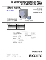 Sony SS-CNP66 Service Manual предпросмотр