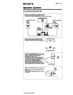 Sony SS-CR290 User Manual preview