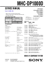 Sony SS-CT270 Service Manual preview