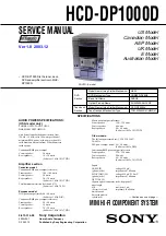 Предварительный просмотр 3 страницы Sony SS-CT270 Service Manual