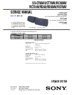 Sony SS-CT60AV Service Manual предпросмотр