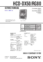 Предварительный просмотр 3 страницы Sony SS-DX50 Service Manual