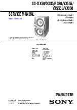 Предварительный просмотр 73 страницы Sony SS-DX50 Service Manual