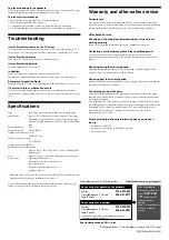 Preview for 2 page of Sony SS-F7700 Operating Instructions