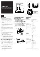 Preview for 2 page of Sony SS-K70ED Instruction Manual