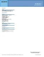 Preview for 2 page of Sony SS-MB350H Specifications