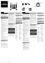 Sony SS-MFS500H Operating Instructions preview