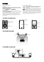 Предварительный просмотр 2 страницы Sony SS-NA5ES Operating Instructions Manual