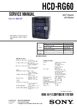 Preview for 2 page of Sony SS-RG60 Service Manual