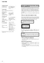 Preview for 3 page of Sony SS-RG60 Service Manual