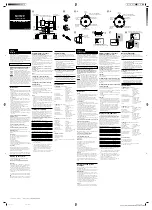 Sony SS-SFCR600H Operating Instructions preview